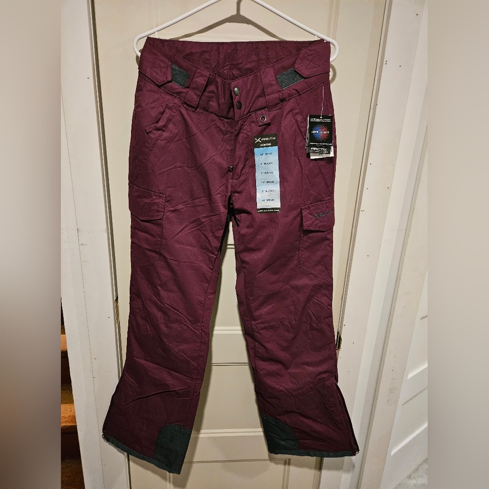 NWT Arctix plum women snow pants size S